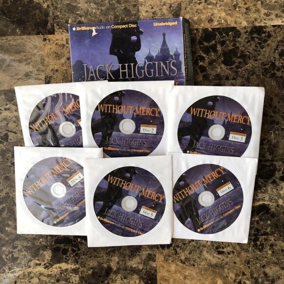 Sean Dillon Series Without Mercy by Jack Higgins (2005, 6 Compact Disc) - Picture 7 of 7